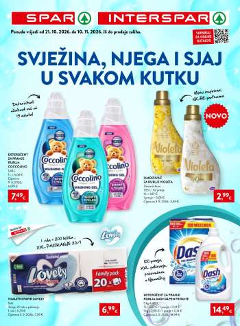 INTERSPAR katalog - 21.10.2026. - 10.11.2026.
