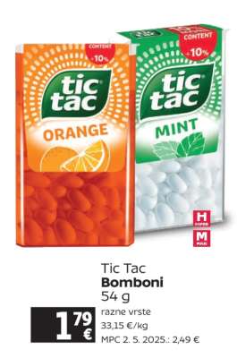 Tic Tac Bomboni